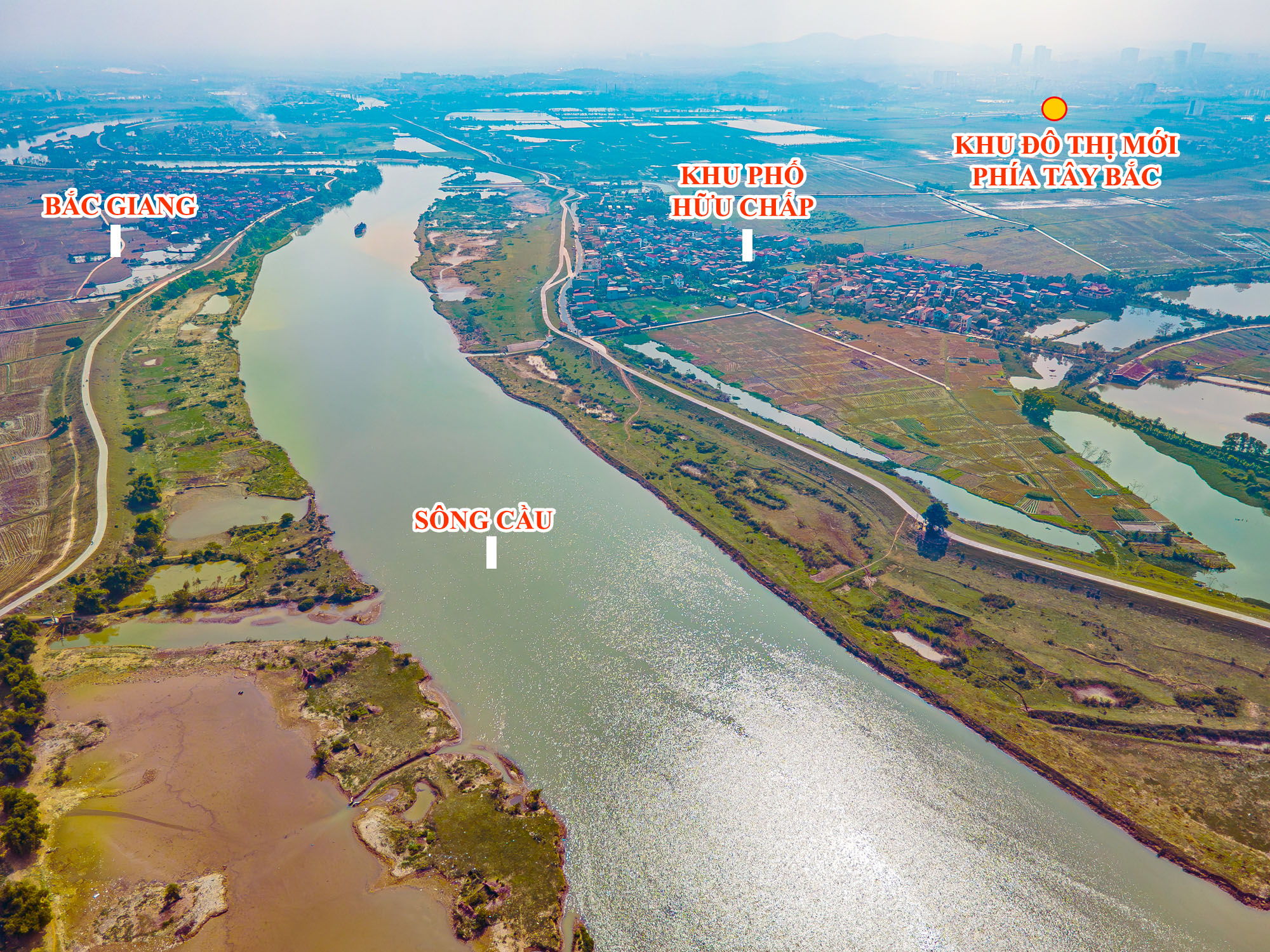 Vị trí KDT Vinhomes Bắc Ninh